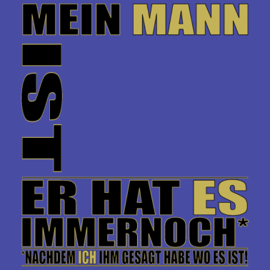 Motiv Geburtstag - Mein Mann ist