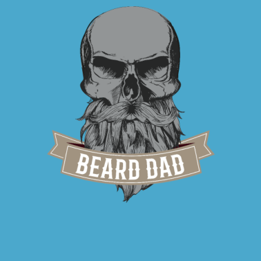 Motiv Bart Totenkopf Barber Geschenk Geburtstag Mann