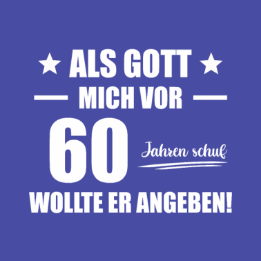 Motiv 60. Geburtstag Mann Geschenkidee Tshirt