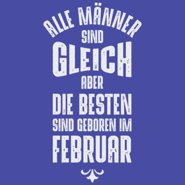 Motiv Männer Geburtstag Februar