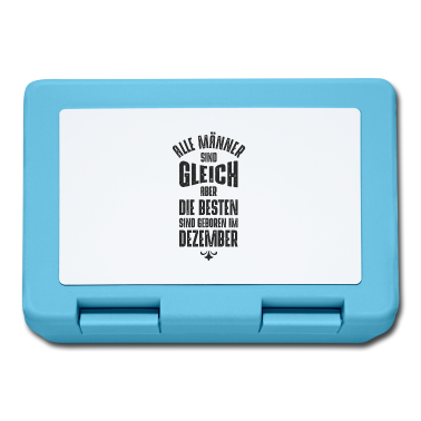 Geburtstag Geschenk Mann Brotdose - MÄNNER GEBURTSTAG DEZEMBER