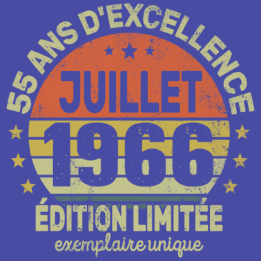 Motiv 55 Jahre Geburtstag Mann Frau im Juli 1966