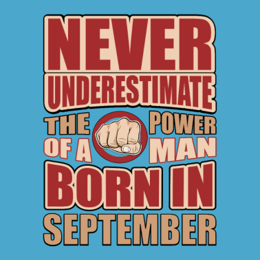 Motiv Mann Geburtstag september