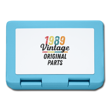 Geburtstag Geschenk Mann Brotdose - Jahrgang 1989 Geburtstag Männer Frauen