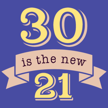 Motiv 30 is the new 21 Geburtstag Mann Runder Geburtstag