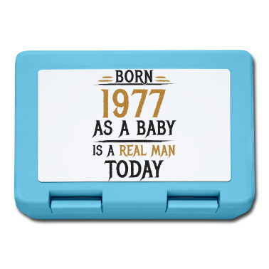 Geburtstag Geschenk Mann Brotdose - Mann 1977 Geboren Geburtstag