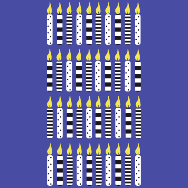 Motiv 40 Kerzen zum 40. Geburtstag Mann Ehemann Bruder