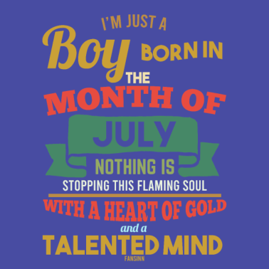 Motiv Juli Geburtstag Junge Mann Spruch