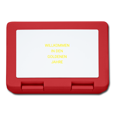 Geburtstag Geschenk Mann Brotdose - Geburtstag Alt Mann Gold