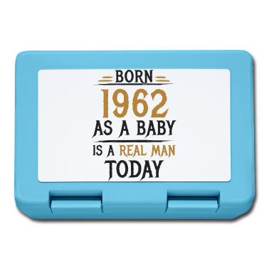 Geburtstag Geschenk Mann Brotdose - Mann Geboren 1962 Geburtstag Geschenk
