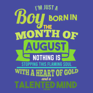 Motiv August Geburtstag Junge Mann Papa