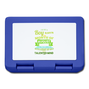 Geburtstag Geschenk Mann Brotdose - August Geburtstag Junge Mann Papa