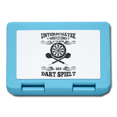 Geburtstag Geschenk Mann Brotdose - Dartspieler alter Mann