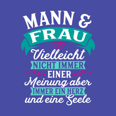 Motiv Mann Frau Seele Geschenk Geburtstag