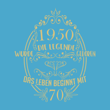 Motiv 70 Geburtstag für Männer und Frauen Vintage