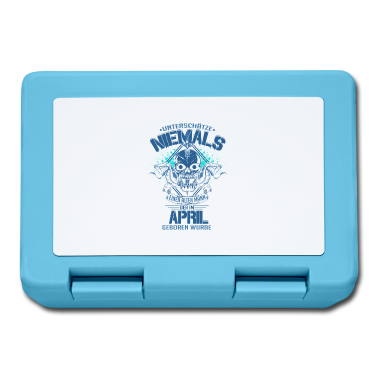 Geburtstag Geschenk Mann Brotdose - Geburtstag alter Mann April unterschätze niemals