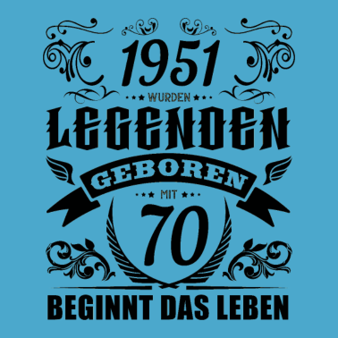 Motiv 70. Geburtstag Jahrgang 1951 Männer Frauen