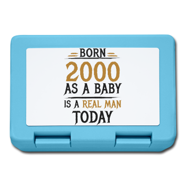 Geburtstag Geschenk Mann Brotdose - 2000 Geboren Geburtstag Richtiger Mann