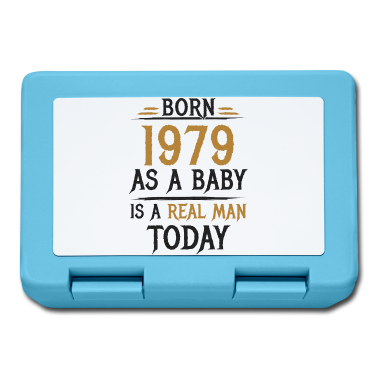 Geburtstag Geschenk Mann Brotdose - Geborener Mann 1979 Geburtstag Geschenk Spruch