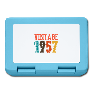 Geburtstag Geschenk Mann Brotdose - BORN IN 1957 Geburtstag Geschenk Vintage Männer
