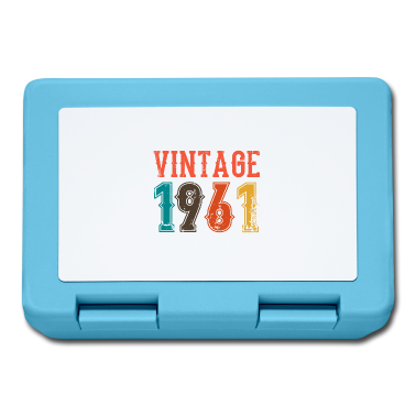 Geburtstag Geschenk Mann Brotdose - BORN IN 1961 Geburtstag Geschenk Vintage Männer