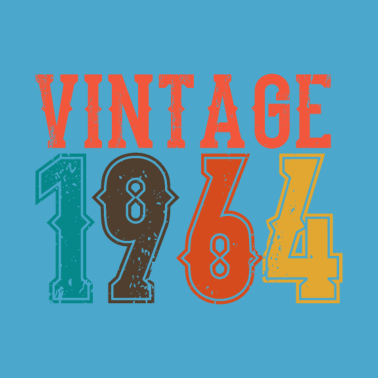 Motiv BORN IN 1964 Geburtstag Geschenk Vintage Männer