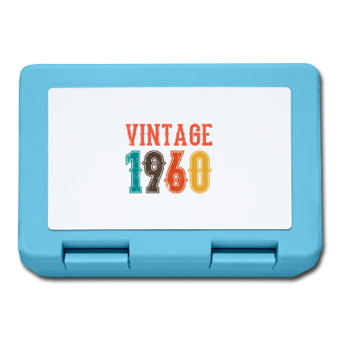 Geburtstag Geschenk Mann Brotdose - BORN IN 1960 Geburtstag Geschenk Vintage Männer