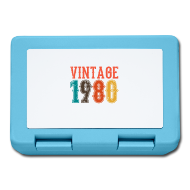 Geburtstag Geschenk Mann Brotdose - BORN IN 1980 Geburtstag Geschenk Vintage Männer