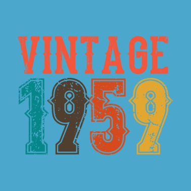 Motiv BORN IN 1959 Geburtstag Geschenk Vintage Männer