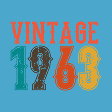 Motiv BORN IN 1963 Geburtstag Geschenk Vintage Männer