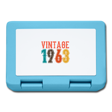 Geburtstag Geschenk Mann Brotdose - BORN IN 1963 Geburtstag Geschenk Vintage Männer