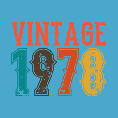 Motiv BORN IN 1978 Geburtstag Geschenk Vintage Männer