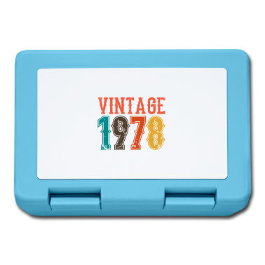 Geburtstag Geschenk Mann Brotdose - BORN IN 1978 Geburtstag Geschenk Vintage Männer