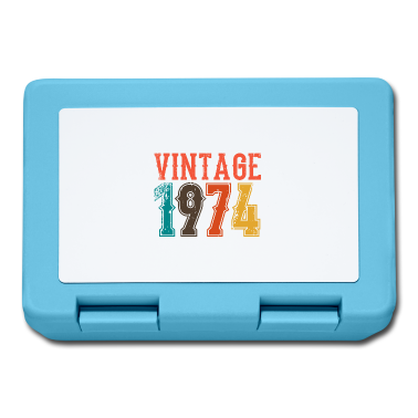 Geburtstag Geschenk Mann Brotdose - BORN IN 1974 Geburtstag Geschenk Vintage Männer