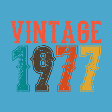 Motiv BORN IN 1977 Geburtstag Geschenk Vintage Männer