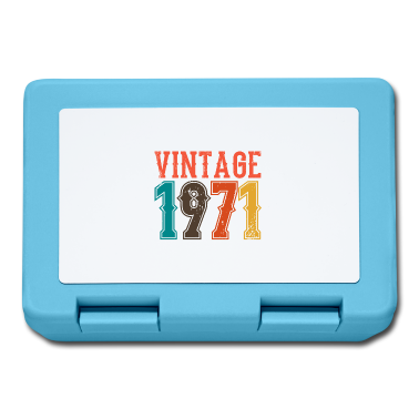 Geburtstag Geschenk Mann Brotdose - BORN IN 1971 Geburtstag Geschenk Vintage Männer