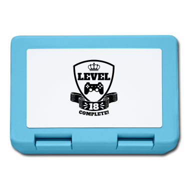 Geburtstag Geschenk Mann Brotdose - 18. Geburtstag Mann Frau Level 18 Jahre Videospiel