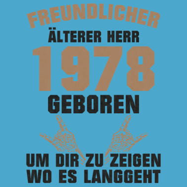 Motiv Freundlicher Alter Mann 1978 Geboren Geburtstag