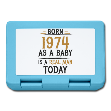 Geburtstag Geschenk Mann Brotdose - Richtige Männer 1974 Geboren Geburtstag Geschenk