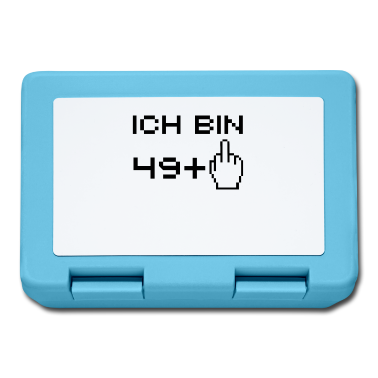 Geburtstag Geschenk Mann Brotdose - Geburtstag lustig 49 + 1 50 Jahre alt Mann Frau