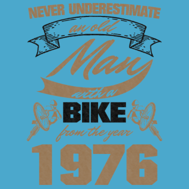 Motiv Alter Mann 1976 Geboren Geburtstag Mountainbiker