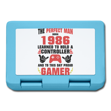 Geburtstag Geschenk Mann Brotdose - Perfekte Gamer Und Mann 1986 Geboren Geburtstag