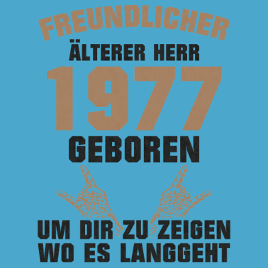 Motiv Freundlicher Alter Mann 1977 Geboren Geburtstag