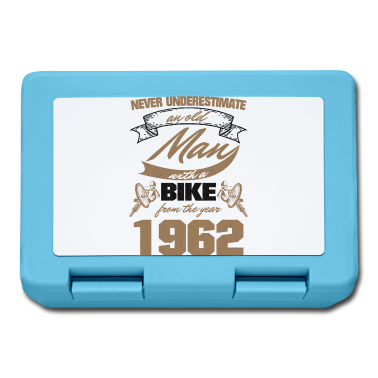 Geburtstag Geschenk Mann Brotdose - Radfahrer Alter Mann 1962 Geburtstag Fahrrad