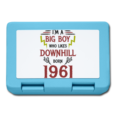 Geburtstag Geschenk Mann Brotdose - Männer Radsport Downhill 1961 Geboren Geburtstag