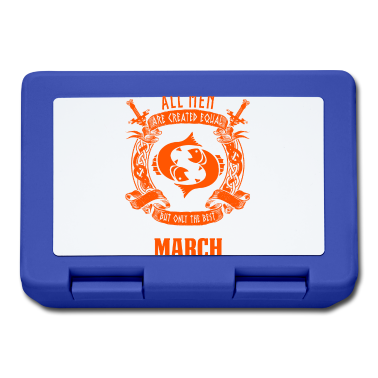 Geburtstag Geschenk Mann Brotdose - Alle Männer sind gleich März Geburtstag Monat