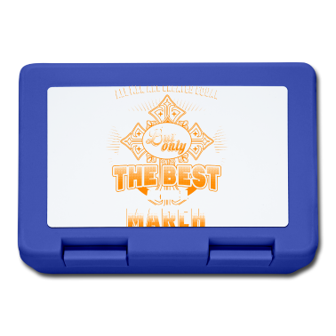 Geburtstag Geschenk Mann Brotdose - Alle Männer sind gleich März Geburtstag Monat