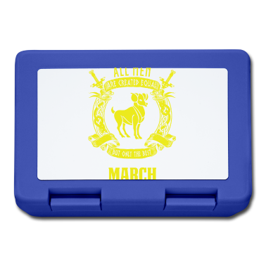 Geburtstag Geschenk Mann Brotdose - Alle Männer sind gleich März Geburtstag Monat