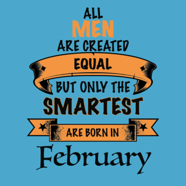 Motiv Februar Geburtstags Geschenk für den Mann smart