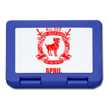 Geburtstag Geschenk Mann Brotdose - Alle Männer sind gleich April Geburtstag Monat